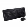 V7 Combinazione di tastiera USB di dimensioni standard con poggiapolsi e mouse ambidestro - IT (CKU300IT)