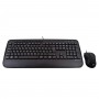 V7 Combinazione di tastiera USB di dimensioni standard con poggiapolsi e mouse ambidestro - IT (CKU300IT)