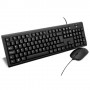 V7 Set tastiera e mouse con cavo USB e adattatore PS2 – UK (CKU200UK)