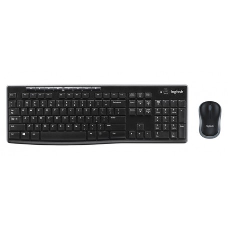 Logitech MK270 tastiera RF Wireless QWERTZ Tedesco Nero (920-004511)