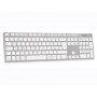 Hamlet XKKITA-MCBT tastiera Bluetooth Italiano Argento, Bianco (XKKITA-MCBT)