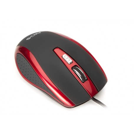 NGS Red tick mouse Mano destra USB tipo A Ottico 800 DPI (REDTICK)