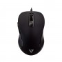 V7 Mouse con filo USB MU300 PRO a 6 pulsanti con DPI regolabili, nero (MU300)