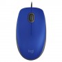 Logitech M110 Silent mouse Ambidestro USB tipo A Ottico 1000 DPI (910-005488)