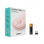 Logitech Pebble M350 Wireless mouse Ambidestro Wireless a RF + Bluetooth Ottico 1000 DPI (910-005717)