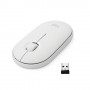 Logitech Pebble M350 mouse Ambidestro Wireless a RF + Bluetooth Ottico 1000 DPI (910-005716)