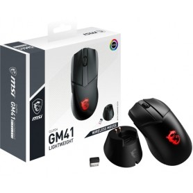 MSI Clutch GM41 Lightweight Wireless mouse Mano destra RF Wireless Ottico 20000 DPI (CLUTCH-GM41-WLS)