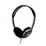 V7 HA310-2EP cuffia e auricolare Cablato Cuffie A Padiglione MUSICA Nero, Argento (HA310-2EP)