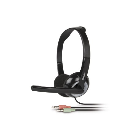 Hamlet Smart Headset cuffia per computer con microfono regolabile connesione jack 3.5mm (HHEADMJK)