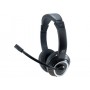 Conceptronic POLONA Auricolare Cablato A Padiglione Musica e Chiamate USB tipo A Nero (POLONA01B)