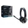 Conceptronic POLONA Auricolare Cablato A Padiglione Musica e Chiamate USB tipo A Nero (POLONA01B)