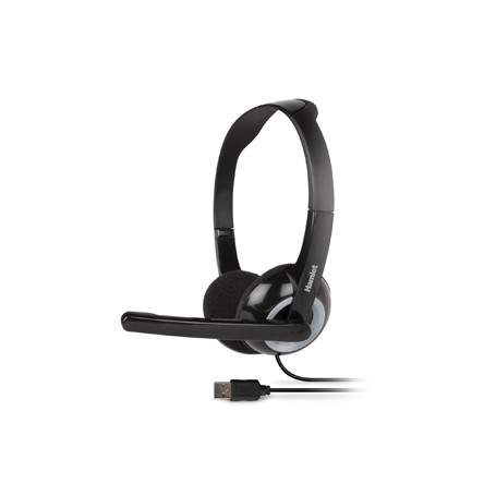 Hamlet Smart Headset cuffia per computer con microfono e connessione usb (HHEADMUS)