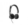 Logitech Zone 750 Auricolare Cablato A Padiglione Ufficio USB tipo-C Grafite (981-001104)