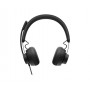 Logitech Zone 750 Auricolare Cablato A Padiglione Ufficio USB tipo-C Grafite (981-001104)
