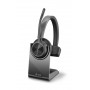 POLY Voyager 4310 UC Auricolare Wireless A Padiglione Ufficio USB tipo-C Bluetooth Base di ricarica Nero (218474-02)