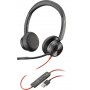 POLY Blackwire 8225 Cuffie Cablato A Padiglione Ufficio USB tipo A Nero (214406-01)