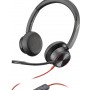 POLY Blackwire 8225 Cuffie Cablato A Padiglione Ufficio USB tipo A Nero (214406-01)