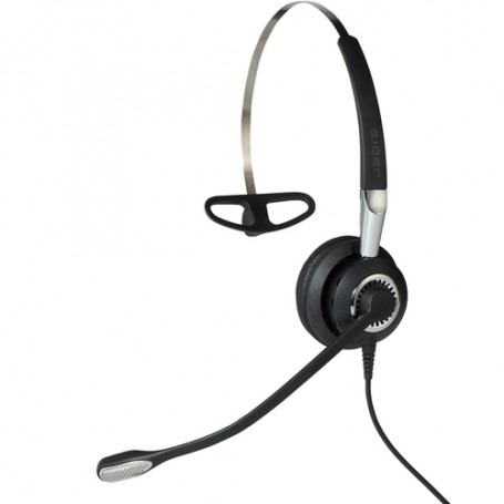 Jabra Biz 2400 II QD Mono UNC 3 in 1 Auricolare Cablato Passanuca, A clip, A Padiglione Ufficio Nero, Argento (2406-720-209)