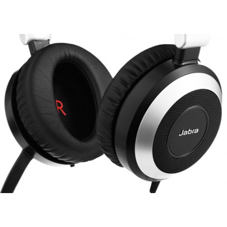 Jabra Evolve 80 UC Stereo Cuffia Padiglione auricolare Nero (7899-829-209)