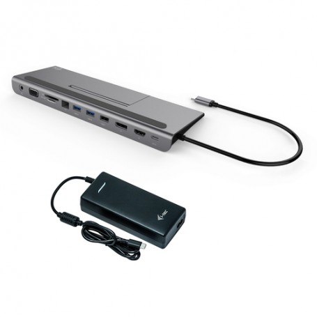 i-tec Metal C31FLATPLUS112W replicatore di porte e docking station per notebook Cablato USB 3.2 Gen 1 (3.1 Gen (C31FLATPLUS112W)