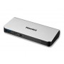 Hamlet Docking Station collega due display HDMI e DP con 4 porte usb 3.0, LAN e audio (HDOCKS500C)