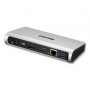 Hamlet Docking Station collega due display HDMI e DP con 4 porte usb 3.0, LAN e audio (HDOCKS500C)