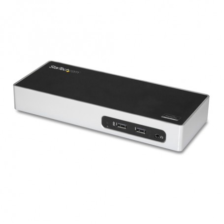 StarTech.com Docking Station USB 3.0 - Laptop Dock per doppio monitor con HDMI e DVI/VGA Video - Hub a 6 porte USB 3.1 (DK30ADD)