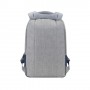 Rivacase 7562 borsa per notebook 39,6 cm (15.6") Zaino Grigio, Blu marino (7562GREY)