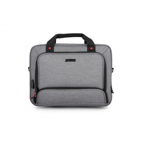 Urban Factory Mixee borsa per notebook 39,6 cm (15.6") Valigetta ventiquattrore Grigio, Rosa (MTE15UF)