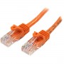 StarTech.com Cavo di Rete da 50cm Arancio Cat5e Ethernet RJ45 Antigroviglio (45PAT50CMOR)