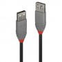 Lindy 36700 cavo USB 0,2 m USB 2.0 USB A Nero, Grigio (36700)