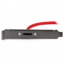 StarTech.com Adattatore su Staffa SATA a eSATA - Scheda Serial ATA ad eSATA ad 1 porta con cavo da 45 cm (ESATAPLT18IN)