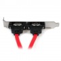 StarTech.com Supporto slot piastra SATA con 2 porte eSATA (ESATAPLATE2)