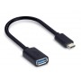 Hamlet XADTC-U2A-MF02 cavo USB 0,2 m USB 3.2 Gen 1 (3.1 Gen 1) USB A USB C Nero (XADTC-U2A-MF02)