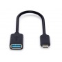 Hamlet XADTC-U2A-MF02 cavo USB 0,2 m USB 3.2 Gen 1 (3.1 Gen 1) USB A USB C Nero (XADTC-U2A-MF02)