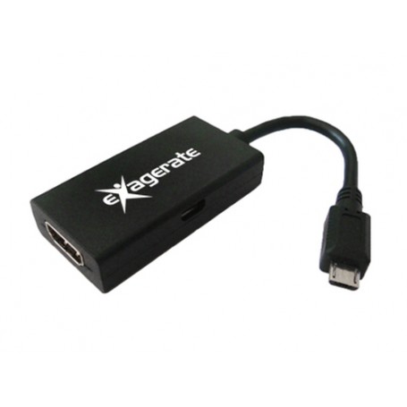 Hamlet HDMI - micro USB F/M adattatore grafico USB Nero (XMHL100)