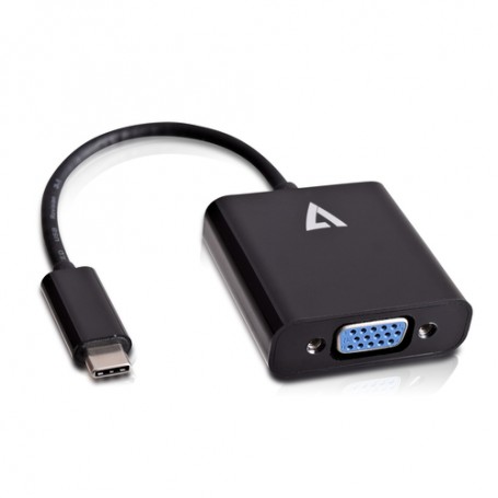 V7 USB-C(m) a VGA(f) Adattore Nero (V7UCVGA-BLK-1E)