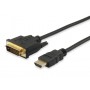 Equip 119322 cavo e adattatore video 2 m HDMI DVI-D Nero (CO119322)