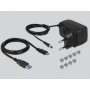 DeLOCK 42607 contenitore di unità di archiviazione Box esterno HDD/SSD Nero, Grigio 2.5" (42607)