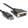 Hamlet XVCDP-DV18 cavo e adattatore video 1,8 m DisplayPort DVI Nero (XVCDP-DV18)