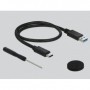 DeLOCK 42610 contenitore di unità di archiviazione Box esterno HDD/SSD Nero 2.5" (42610)