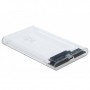 DeLOCK 42617 contenitore di unità di archiviazione Box esterno HDD/SSD Trasparente 2.5" (42617)
