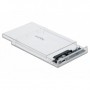 DeLOCK 42621 contenitore di unità di archiviazione Box esterno HDD/SSD Trasparente 2.5" (42621)