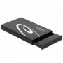 DeLOCK 42611 contenitore di unità di archiviazione Box esterno HDD/SSD Nero, Bianco 2.5" (42611)