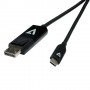 V7 V7UCDP-1M adattatore per inversione del genere dei cavi USB Type - C 3.2 Gen 1 DisplayPort Nero (V7UCDP-1M)