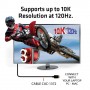 CLUB3D Ultra High Speed HDMI™2.1 Cable 10K 120Hz 48Gbps M/M 2 m./6.56 ft. (CAC-1372)