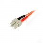 StarTech.com Cavo patch duplex in fibra multimodale 50/125 3 m LC - SC (50FIBLCSC3)
