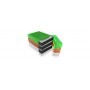 ICY BOX IB-AC602b-6 Cover Plastica Blu, Verde, Grigio, Arancione, Rosso, Bianco (60774)