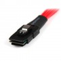 StarTech.com Cavo SAS Serial Attached SCSI 1 m - SFF-8087 a 4 Latching SATA (SAS8087S4100)