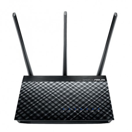 ASUS DSL-AC51 router wireless Gigabit Ethernet Dual-band (2.4 GHz/5 GHz) 4G Nero (90IG0471-BO3100)